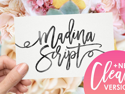 Madina Script (New Update) branding calligraphy calligraphy font feminine font fonts collection hand lettered handmade lettering madina script script script font