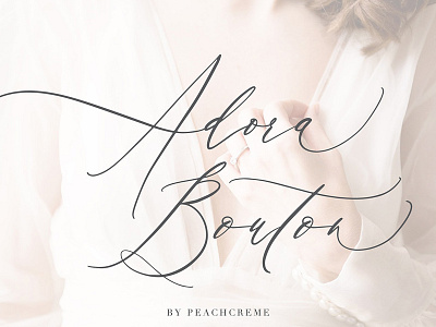 Adora Bouton-Luxury Script beautiful font calligraphy elegant font font fonts lovely font luxury font modern calligraphy script font typography wedding font