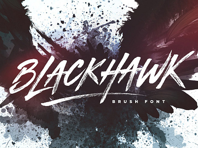 BLACKHAWK Brush Font blackhawk blackhawk brush font branding brush brush font font hand drawn handmade lettering logo painted stylish