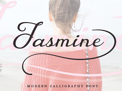 Jasmine branding brush calligraphy elegant font hand lettering modern modern calligraphy modern calligraphy font script stylish watercolor