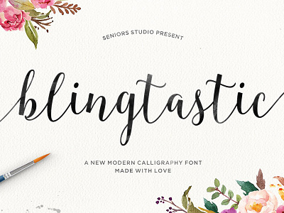 Blingtastic Script calligraphy calligraphy font clean cool elegant elegant font font modern modern calligraphy font modern font retro script