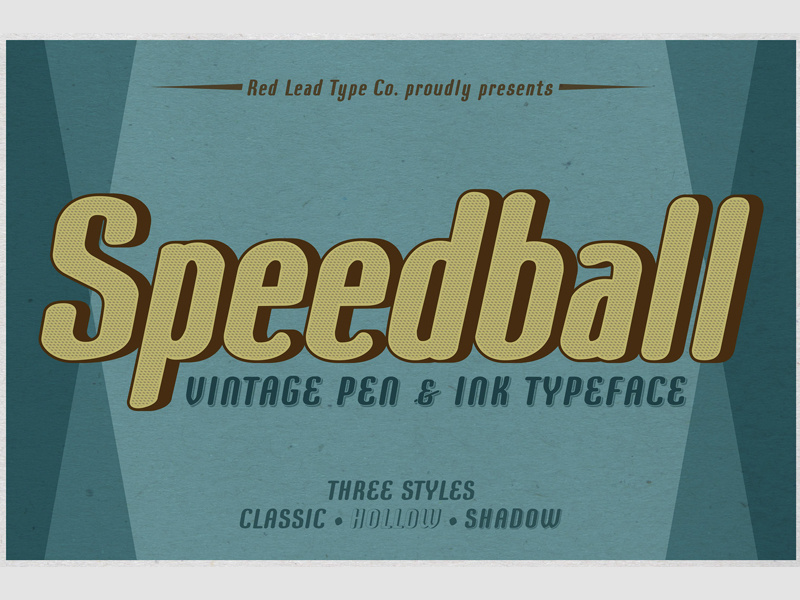 Speedball Pen & Ink Typeface ( FREE Download ) free download hollow speedball pen typeface ink typeface classic shadow font typeface retro pen and ink vintage