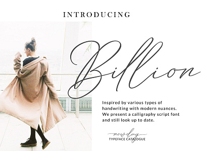 Billion Script (Intro Sale) branding calligraphy calligraphy script font creative font handwriting modern modern calligraphy quotes script script font typeface