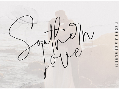 Southern Love Signature Script branding calligraphy fonts font hand lettered fonts hand lettering logo fonts love fonts modern script font signature fonts wedding fonts