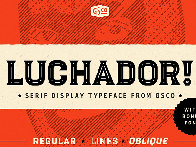 Luchador - Serif display typeface ( FREE Download ) decorative fonts old ornaments serif serif display typeface type typeface vintage vintage font vintage fonts vintage type