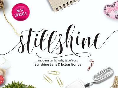 Still Shine script brush script font calligraphy calligraphy font font brush font script handmade lettering modern calligraphy script typeface vintage wedding