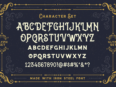 IRONSTEEL OFF 30% by Fonts Collection on Dribbble