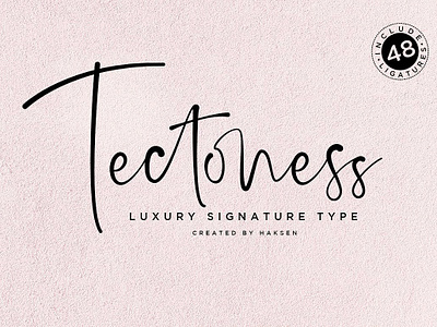 Tectoness Elegant Script branding calligraphy elegant elegant font elegant script font lettering logo love luxury luxury font luxury signature type modern script script font signature signature font tectoness elegant script typeface typography