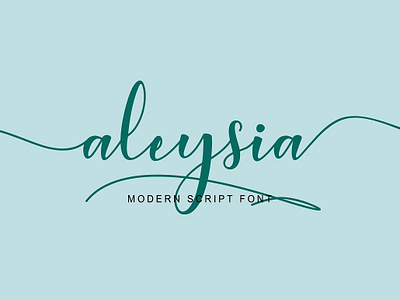 Aleysia Script branding calligraphy elegant feminine font fonts collection handwritten lettering logo modern modern calligraphy modern script modern script font script script font script typeface signature typeface typography wedding