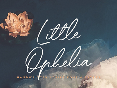 Little Ophelia Handwritten Font branding calligraphy elegant feminine font fonts collection handwritten handwritten font handwritten script font lettering logo modern modern calligraphy script script font signature stylish typeface typography wedding