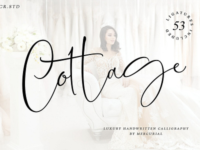 Cottage (Luxury Handwritten Font) branding calligraphy calligraphy font calligraphy typeface elegant font handwritten font handwritten fonts lettering logo luxury font luxury handwritten font luxury typeface modern modern calligraphy script script font signature typeface typography