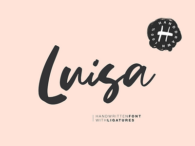 LUISA SCRIPT branding calligraphy elegant feminine font fonts collection handwriting handwritten handwritten font handwritten typeface lettering logo modern modern calligraphy script script font script typeface typeface typography