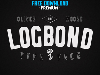 Free Premium Download - Logbond Font Family badge branding elegant font font family fonts collection free download freebie lettering logbond logbond font family logo modern monoline outline premium script typeface typography vintage