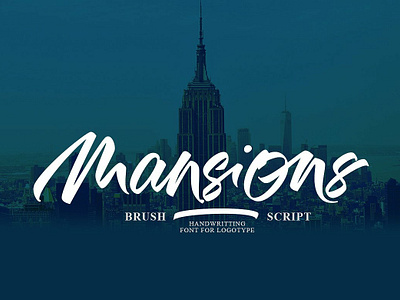 Mansions Brush Script branding brush font brush script brush script font brush typeface calligraphy elegant font fonts collection hand drawn lettering logo mansions modern modern calligraphy script script font signature typeface typography