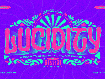Lucidity + Extras 80s branding display font font family groovy font hand drawn hipster hipster font logo fonts lucidity lucidity font lucidity typeface neo neon neon colors psychedelia psychedelia font family retro font vintage fonts