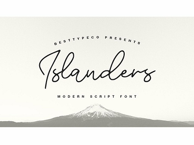 Islanders branding calligraphy calligraphy font elegant font fonts collection handmade handmade calligraphy font handwritten lettering logo modern modern calligraphy modern script font script script font signature stylish typeface typography