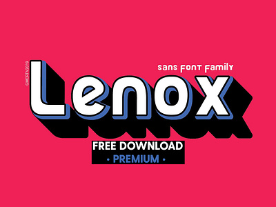 Free Premium Download - Lenox branding calligraphy elegant font font family fonts collection free download freebie lettering logo modern modern calligraphy sans sans font sans font family sans serif script script font typeface typography