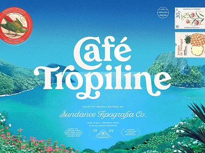 Tropiline Font Family branding cafe cafe font calligraphy elegant font font family lettering logo modern retro retro font script summer summer font tropiline font family typeface typography vintage vintage font