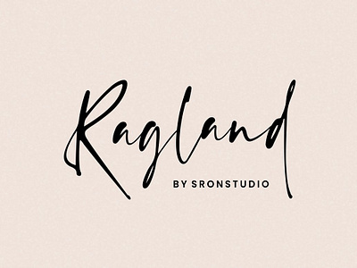 Ragland - Handwritten Font branding brush font calligraphy elegant font fonts collection handwriting handwriting font handwritten handwritten font lettering logo logo font modern modern calligraphy script script font stylish typeface typography