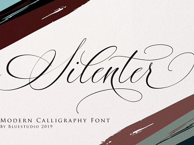 Silenter / Modern Calligraphy Font branding font calligraphy calligraphy font classy font elegant font font lettering logo font luxury font modern modern calligraphy modern calligraphy font modern font modern fonts modern logo script font signature font stylish font typography wedding font