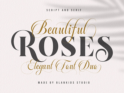 Beautiful Roses - Font Duo beautiful fonts branding calligraphy classy font classy fonts elegant elegant font duo elegant fonts font duo lettering modern modern calligraphy modern fonts script script font script fonts serif font serif fonts typeface typography