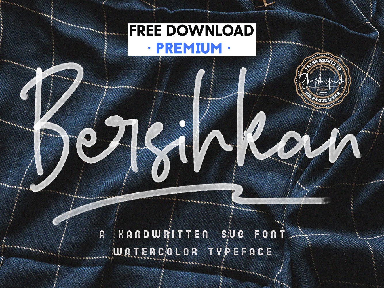 Download Free Download Bersihkan Watercolor Signature Svg By Fonts Collection On Dribbble