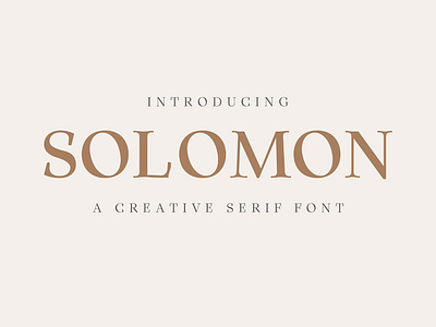 Solomon Serif Font Family branding classic fonts classy fonts clean creative creative font elegant fonts fashion fashion fonts font font family luxury luxury fonts modern fonts serif serif font serif font family serif fonts unique unique fonts