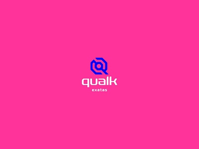 Qualk Exatas - Brand Identity Project brandidentity branding course design graphic design letter q logo logo q logotype math physics portal q letter