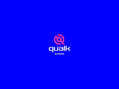 Qualk Exatas - Brand Identity Project brandidentity branding class course design graphic design letter q logo logo q logotype portal q letter q logo science