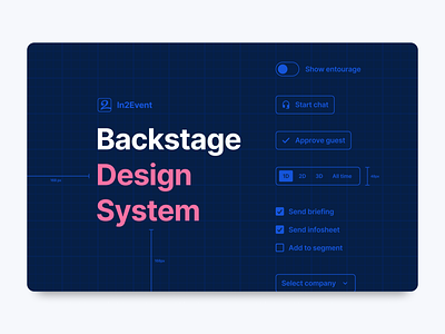 Backstage  –  In2Event's Design System