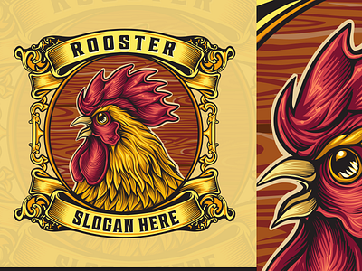 Rooster vintage animal illustration chicken design graphic design illustration logo rooster roosters vector