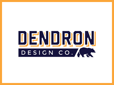 Dendron Design Co. Logo agency animal design icon logo