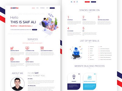 PORTFOLIO UI agency branding design illustration landing page landingpage ui ux web website