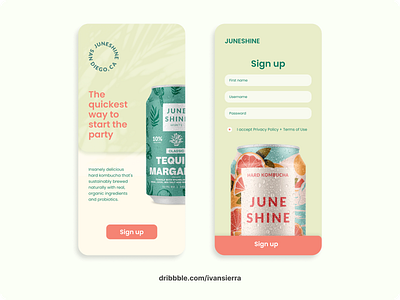 DailyUI 001 :: Sign up