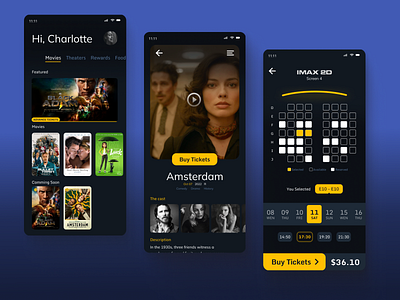 Movie Theater App  - Concept