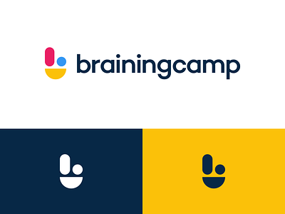 Brainingcamp Logo branding kids learning logo math school
