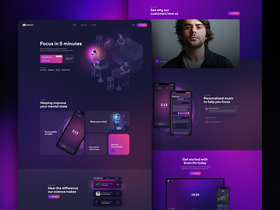 Brain.fm Landing Page