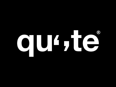 Quote / Logo Exploration design logo typography vector