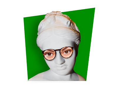 Jacqueline art design glasses jacqueline photoshop statue