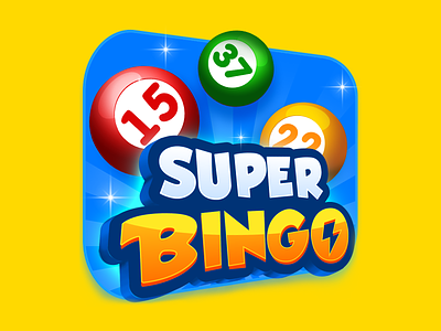 Super Bingo Icon balls bingo game icon super