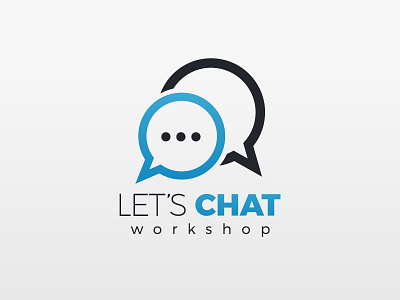 Let's Chat Workshop Logo brand branding logo logo design mark