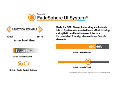 FadeSphere UI System - Game Development Overhaul Kit company design game game animation gameart ui