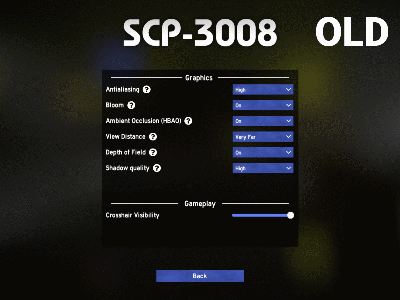 Settings Menu Rework - SCP-3008 by Thaumiel Games app company design game game animation gameart ui ux