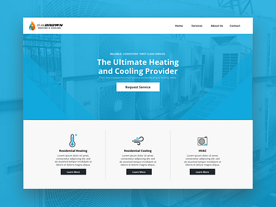 UI Design for an HVAC Company