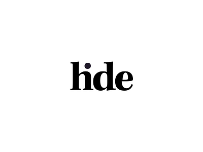 hide