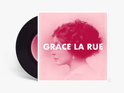 Grace La Rue album art creative commons duotone futura graphic design