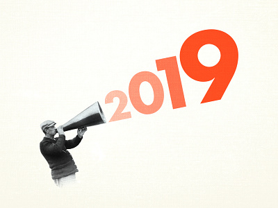 A look back at 2019 2019 futura graphic illustration news sans serif texture typography