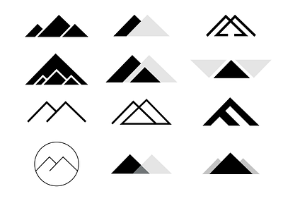 mountain logo exploration dailyui ideation mountain outdoor outdoor logo