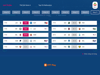 Schedule SerieA TV