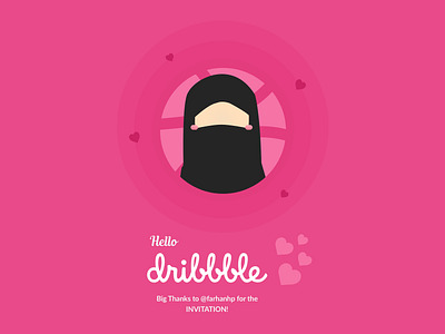 First Shot clean debut design dribbble moeslem womeninit